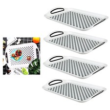 4 Large Anti Slip Serving