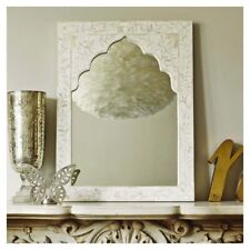 Graham and Green Mandir White Bone Inlay Mirror