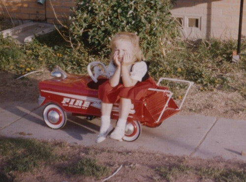 1962 pouting young lady - young,