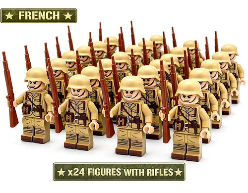 Lego french soldier - french, minifigure