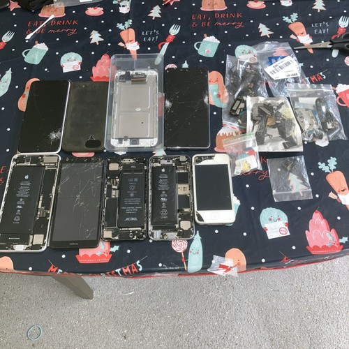 Job lot old mobile - lot, of