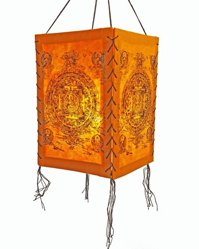 Buddha mandala orange - mandala,