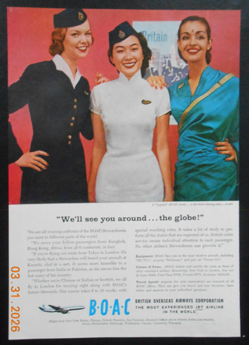 1959 boac airlines sexy - 1959,