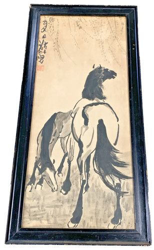 Genuine vintage watercolour - genuine, of