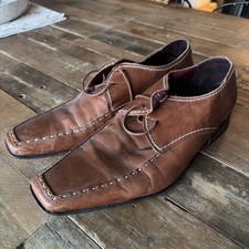 Poste Mens Brown Leather Lace