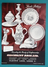 LEEDS POTTERY + AD Gilchrist