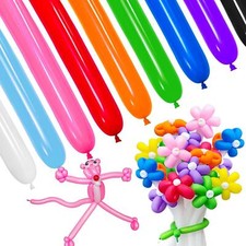 100 Pieces Modelling Balloons Kit, Magic Balloons Twisting Animals Balloons