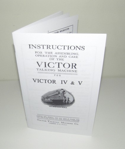 Victor v phonograph - phonograph, horn