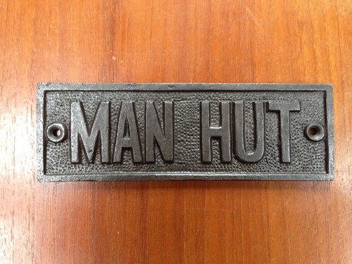 Cast iron vintage style man - ,