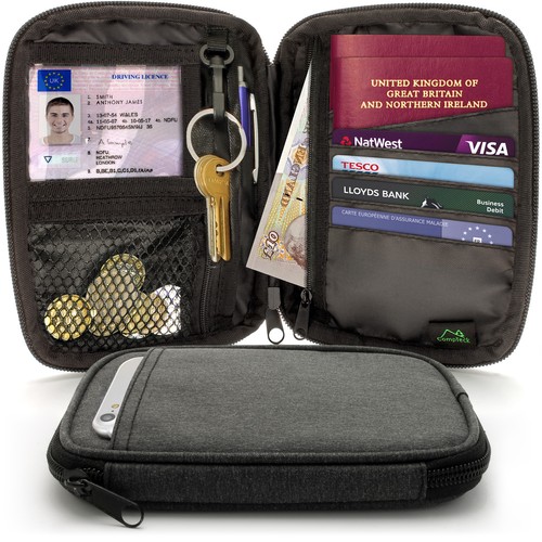 Small travel wallet passport - wallet,