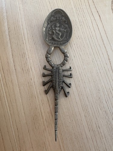 Vintage hindu indian brass - hindu,