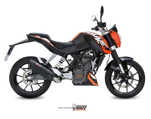 Complete exhaust mivv - complete, black