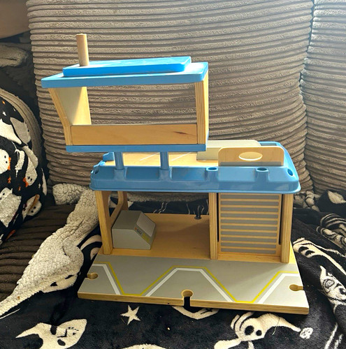 Wooden pre school car park - wooden,