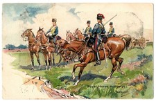 Undivided Back, J. A. Stewart Military Postcard - Royal Horse Artillery. 1908.