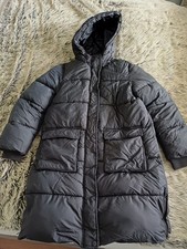 M&S Girls' Black Winter Coat Age 11-12