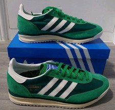 Adidas SL 72 RS - Green/Core White/Collegiate Green - UK Size 10 - (JH8643)
