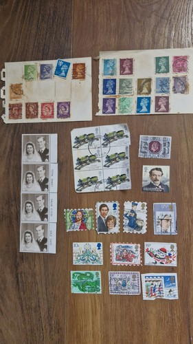 Vintage stamps mixed - uk,