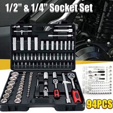 94PC 1/2" 1/4" Socket Ratchet