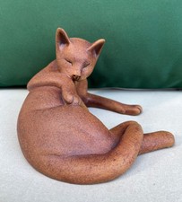 Suzie Marsh Cat Reclining