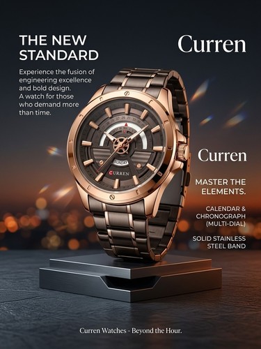 Curren 8381 men sport watch - curren,
