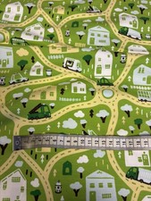 3 Metres kids print map cotton