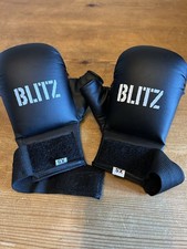 Blitz Black Karate Gloves With Thumb XS