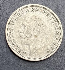 1927 Silver Shilling George V
