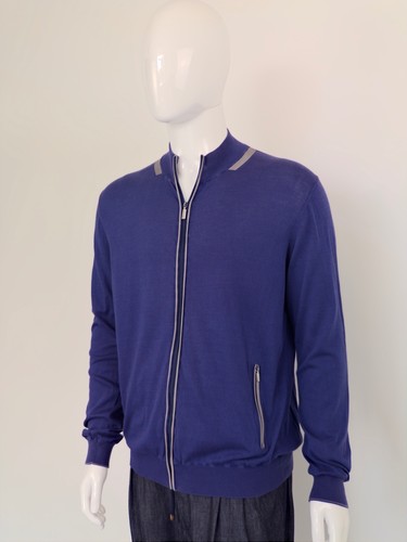 Zilli puple zip cardigan - puple,