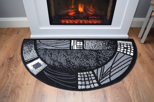 Half moon fireplace - half, large