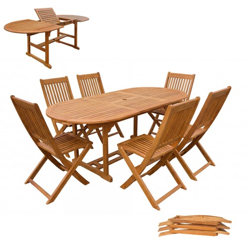 Acacia wood garden dining - garden,