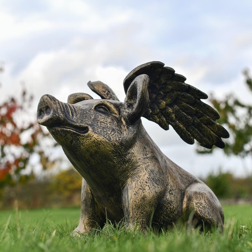 Deluxe sitting flying pig - deluxe,