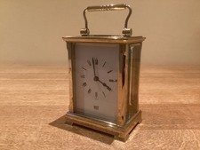 Vintage Eight Day Brass Carriage Clock By Dent of London ~ Gorgeous Condition