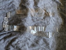 2 clear bra straps