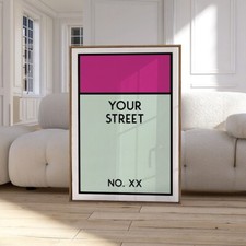 Personalised Monopoly Print