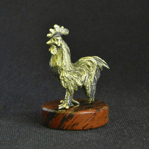 Solid bronze animals rooster - solid,