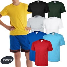 Kids Plain T-Shirt Boys Girls