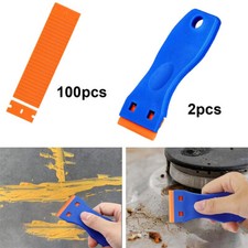 2X Scraper & 100 Pcs Plastic
