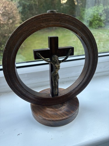 Antique art deco - deco, crucifix