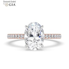 Oval Diamond Engagement Ring