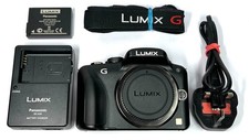 Panasonic LUMIX DMC-G3 Black Camera Body **1007 shots** Excellent/Boxed #1196