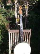 5 string banjo. Late 19th century