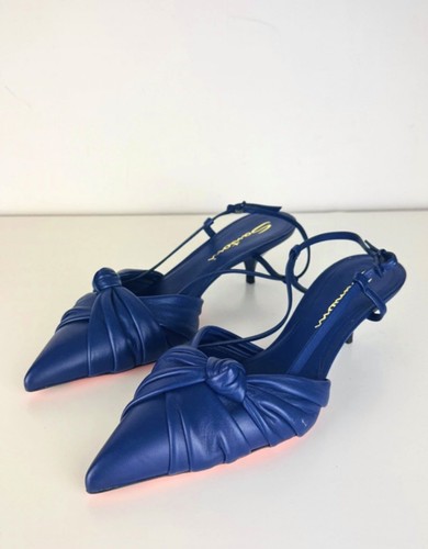 Santoni women navy leather - women’s,