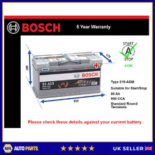 AGM Car Battery fits PORSCHE