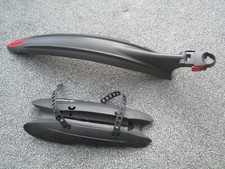 POLISPORT EVO Rear Mudguard Adjustable Quick Release Clamp + Mudflap XL Front