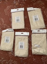 5 Hobbycraft calico recycled cotton short handled shopping bag.