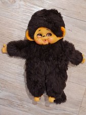 Vintage 1980s Sekiguchi MONCHICHI MONKEY Chic-a-boo Retro 90s Monkey Teddy Doll
