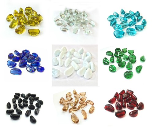Glass nuggets pebbles - /, /