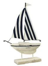  Wooden Sailboat with Tin Sail