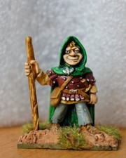 Halfling Cloaked with Staff
