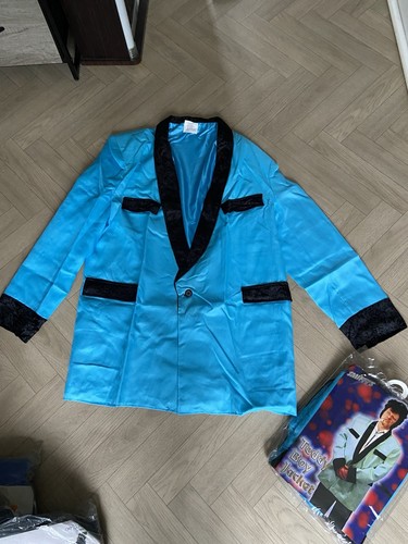 Teddy boy jacket 1950s blue - boy,